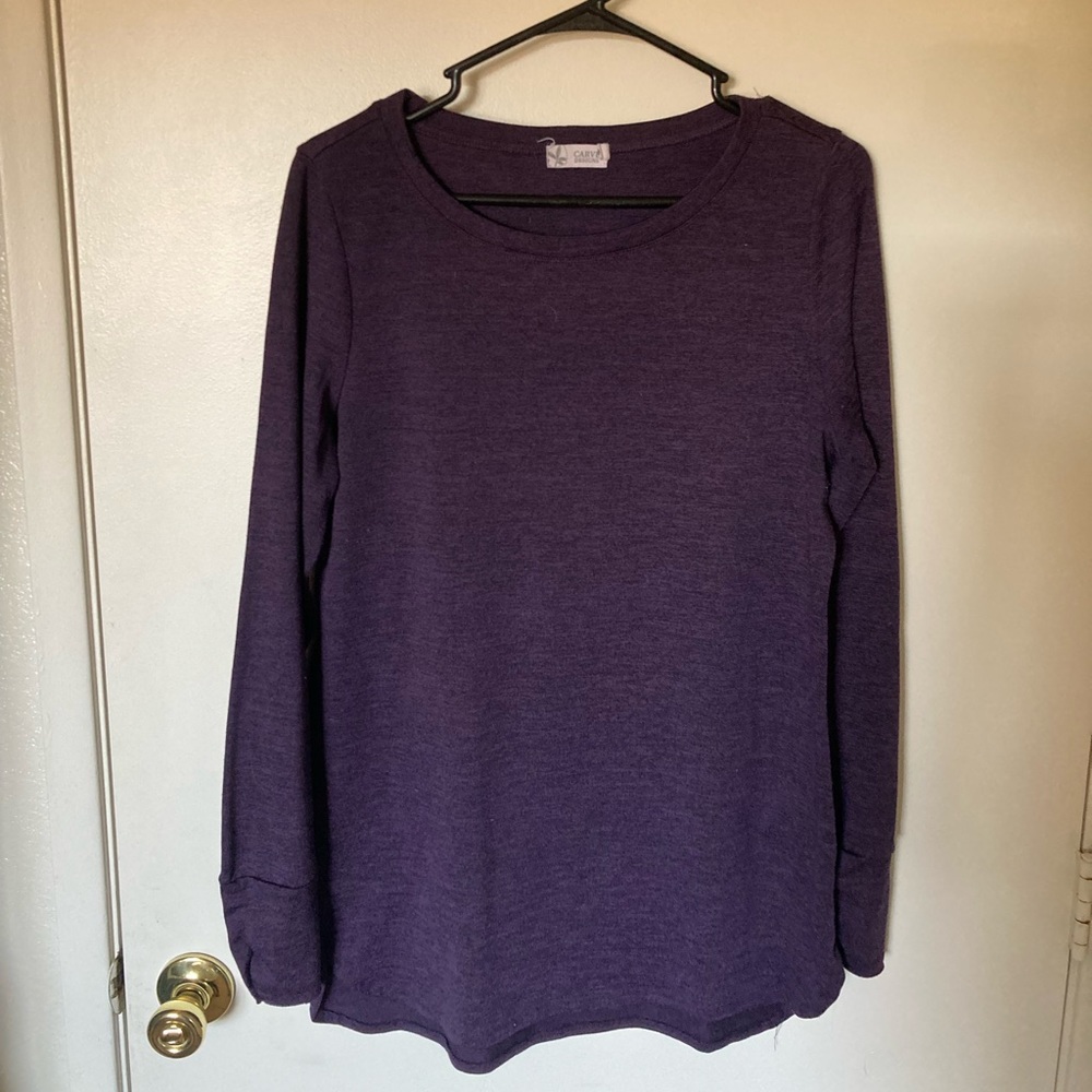 Carve Designs Purple Long Sleeve Top